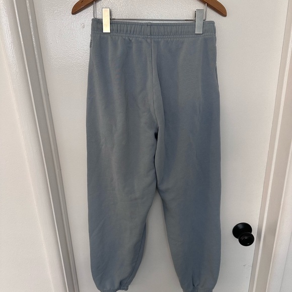 Aritzia TNA Cozy Fleece Baby Blue Joggers Size XS - Picture 3 of 5